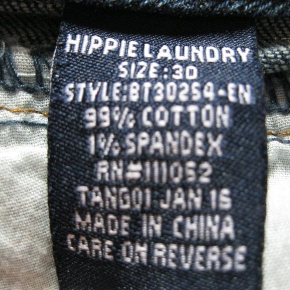 Hippie Laundry Frayed Edge Jean Shorts - Picture 8 of 9